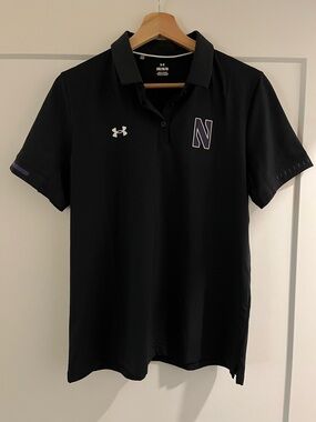 Northwestern/Under Armour Women’s Black Polo